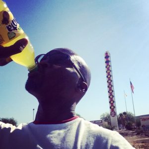 Fanta helps when it's 113 degrees! (near Vegas in Baker, CA)