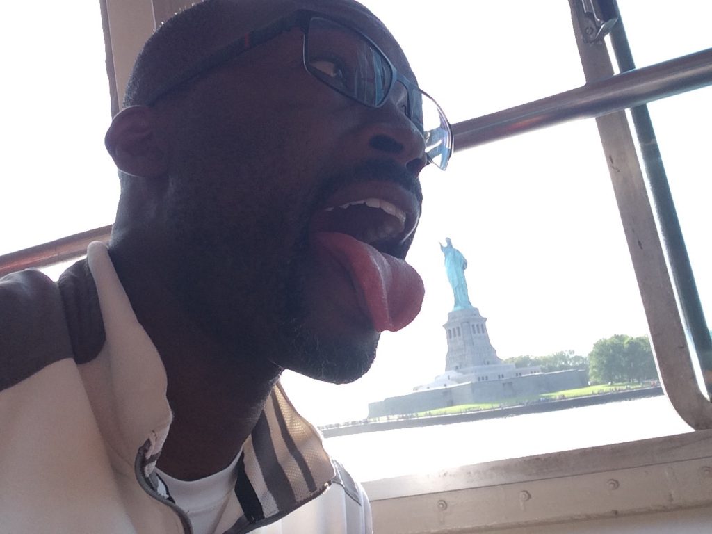 Licking the Statue