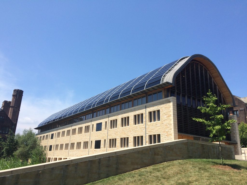 On Yale campus