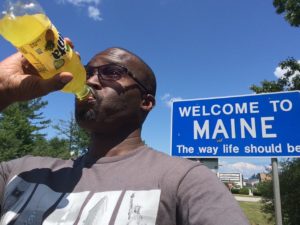 Fanta selfie in Maine