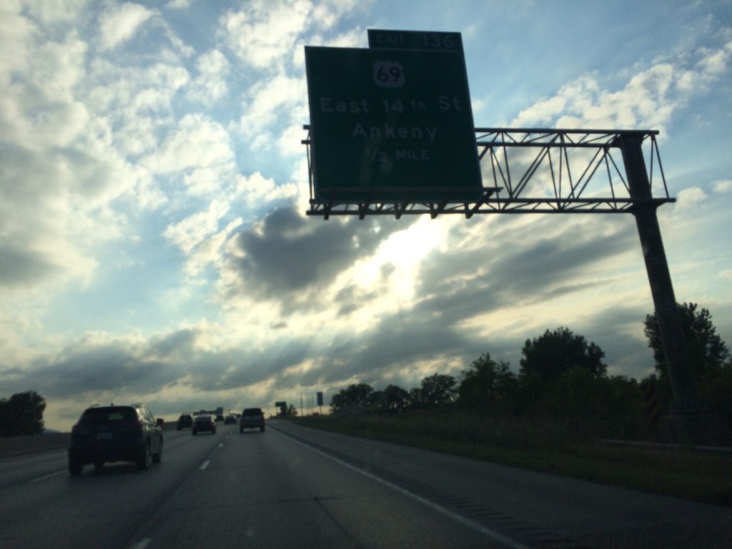 Iowa sky with many clouds