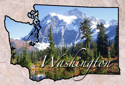 Map of Washington state